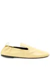 Proenza Schouler Glove Leather Slipper Loafers In Yellow