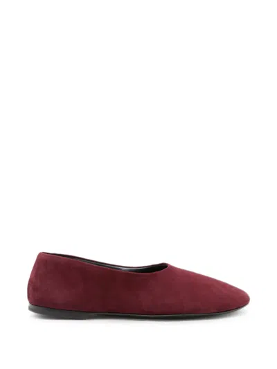 Proenza Schouler Glove Slippers In Kidsuede In Red