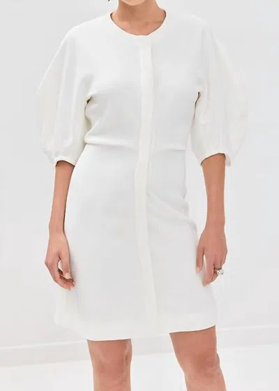 Proenza Schouler Goldie Mini Dress In White