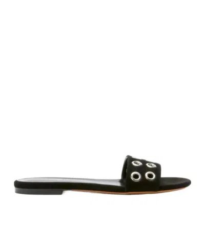 Proenza Schouler Grommet Slides In Black
