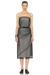 PROENZA SCHOULER GWEN STRAPLESS DRESS