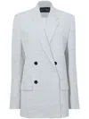 Proenza Schouler Melierter Hadley Blazer In Grau