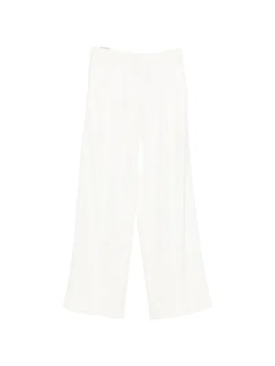 Proenza Schouler Halima Crepe Trousers In White
