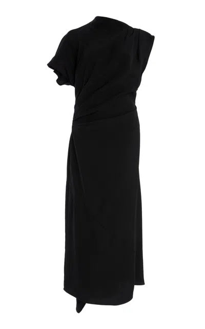 Proenza Schouler Hallie Asymmetric Dress In Black