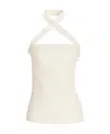 Proenza Schouler Asymmetrical Shoulder Strap Sweater Top In White