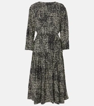 PROENZA SCHOULER HARLOW PRINTED CRÊPE MIDI DRESS