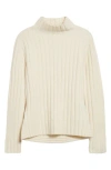Proenza Schouler Haven Ribbed-knit Wool-blend Sweater In Bone