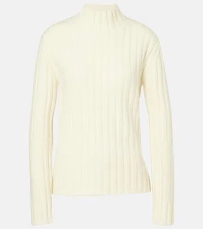 Proenza Schouler Haven Ribbed-knit Wool-blend Sweater In Bone