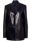 Proenza Schouler Hayes Paneled Leather Jacket In Black