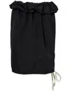 Proenza Schouler Hayley Ruffled Cotton Poplin Midi Skirt In Black