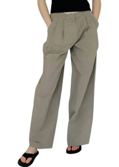 Proenza Schouler Helena Pants In Bayleaf In Pink