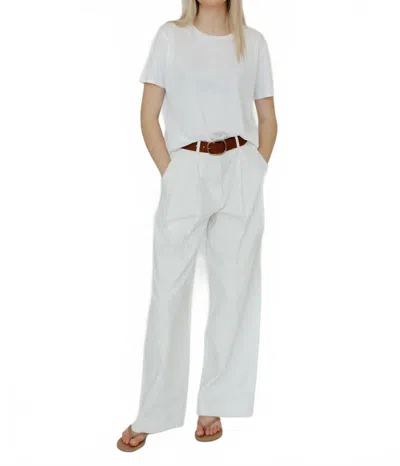 Proenza Schouler Helena Relaxed Pant In Off White