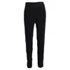 Proenza Schouler High-waisted Slim-leg Trousers In Black Wool In Black