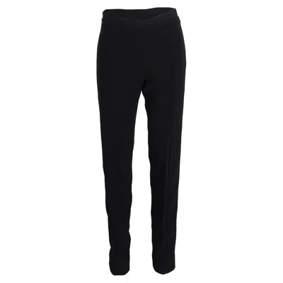 Proenza Schouler High-waisted Slim-leg Trousers In Black Wool