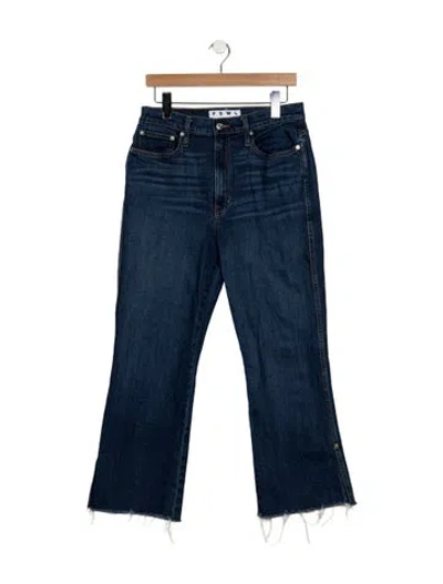 Pre-owned Proenza Schouler High-rise Flared Jeans In Blue