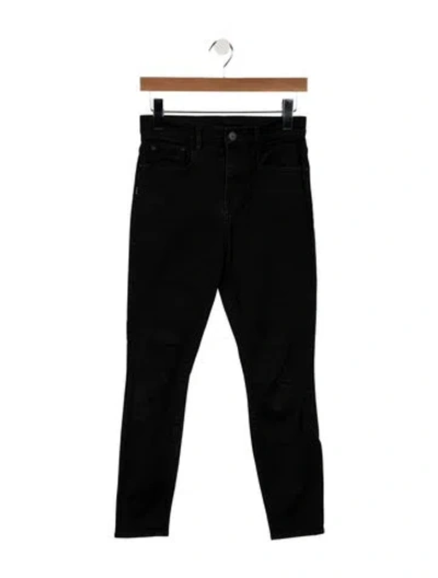 Pre-owned Proenza Schouler High-rise Skinny Leg Jeans In Black