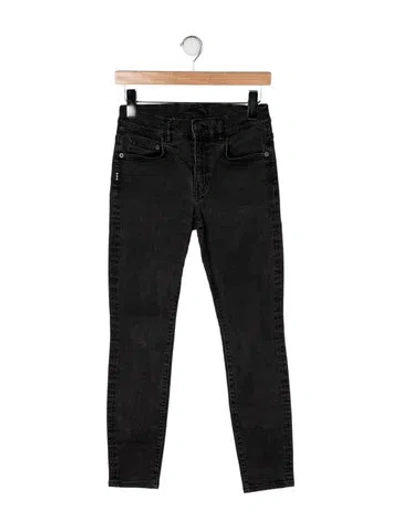 Pre-owned Proenza Schouler High-rise Skinny Leg Jeans In Black