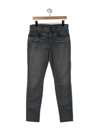 Pre-owned Proenza Schouler High-rise Skinny Leg Jeans In Grey