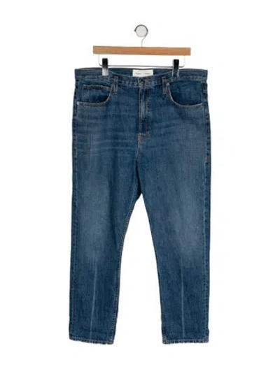 Pre-owned Proenza Schouler High-rise Straight Leg Jeans In Blue