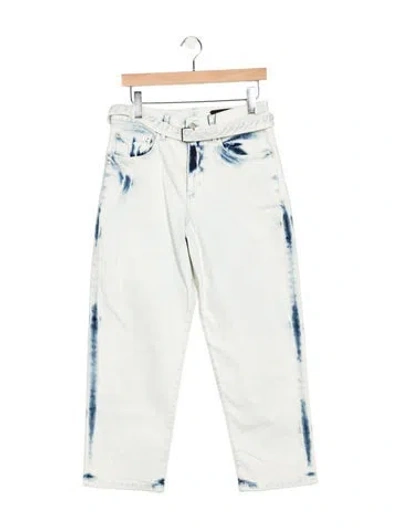 Pre-owned Proenza Schouler High-rise Straight Leg Jeans W/ Tags In Blue