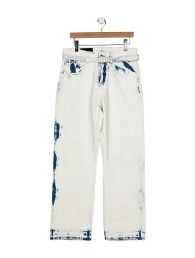 Pre-owned Proenza Schouler High-rise Wide Leg Jeans In Blue