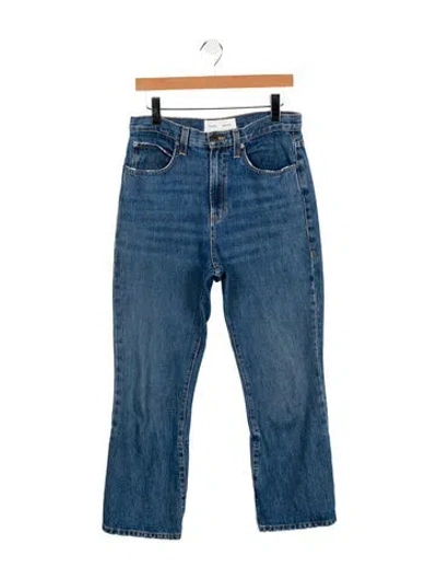 Pre-owned Proenza Schouler High-rise Wide Leg Jeans In Blue