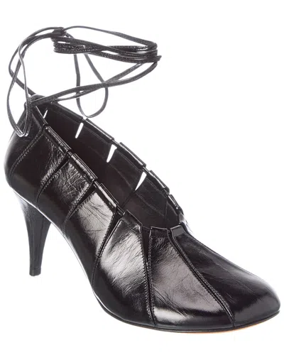 Proenza Schouler Hinge Leather Pump In Black