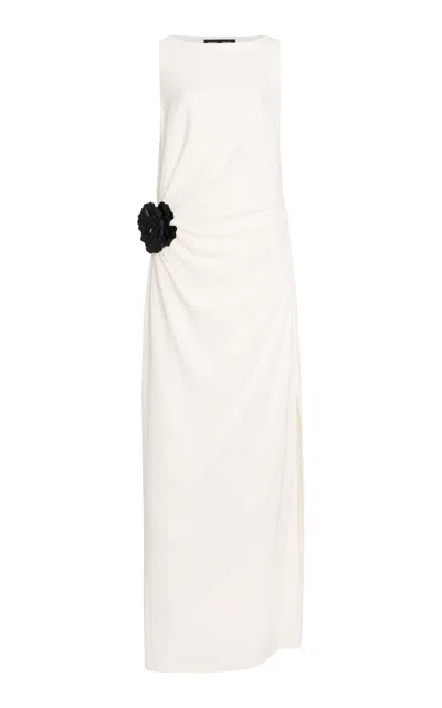 PROENZA SCHOULER INDRIA GATHERED CREPE MAXI DRESS