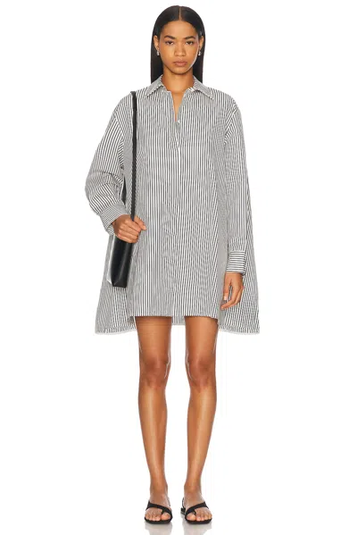 Proenza Schouler Isla Dress In Navy Multi