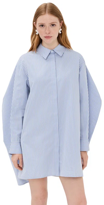 Proenza Schouler Isla Dress Pale Blue Multi