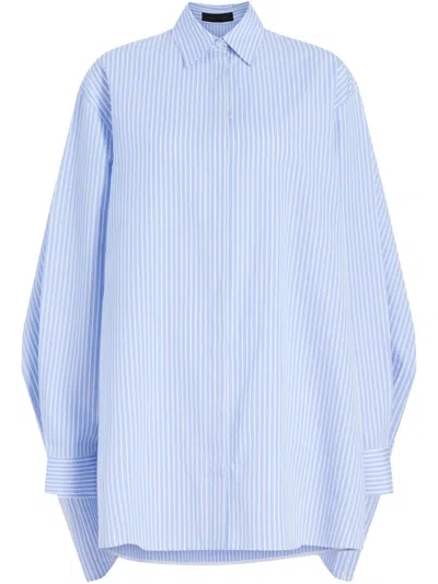 Proenza Schouler Isla Mini Dress In Blue