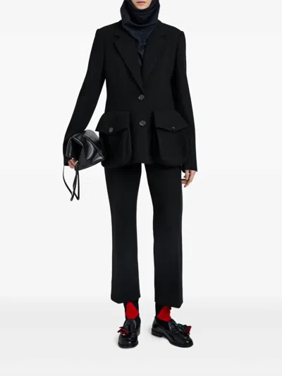 Proenza Schouler Ismene Mid-rise Pant In Black