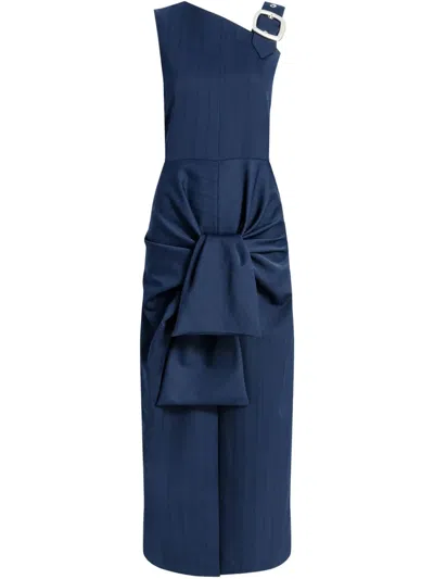 Proenza Schouler Jackie Maxi Dress In Blue