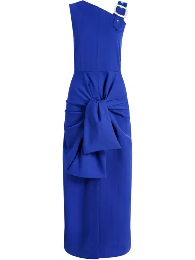 Proenza Schouler Jackie Midi Dress In Blue