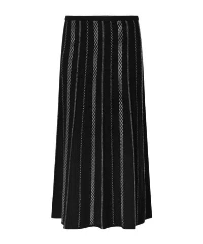 Proenza Schouler Jacquard-knit Maxi Skirt In Black