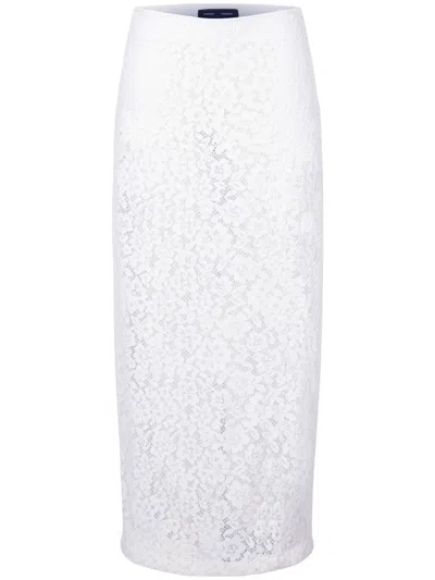 Proenza Schouler Jasmine Maxi Skirt In White