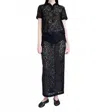 Proenza Schouler Jasmine Skirt In Stretch Lace In Black In Black