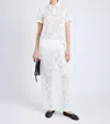Proenza Schouler Jasmine Stretch Lace Skirt In Off White