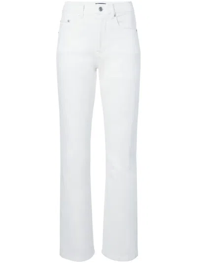 Proenza Schouler Jasper Jeans Mit Hohem Bund In Weiss