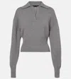 Proenza Schouler Jeanne Cashmere And Wool Sweater In Grey
