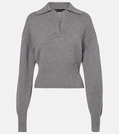 Proenza Schouler Jeanne Cashmere And Wool Sweater In Grey