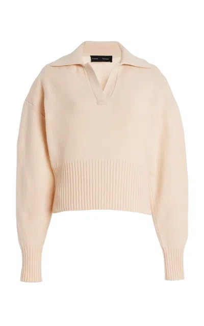 Proenza Schouler Jeanne Cashmere Pullover In Light Pink