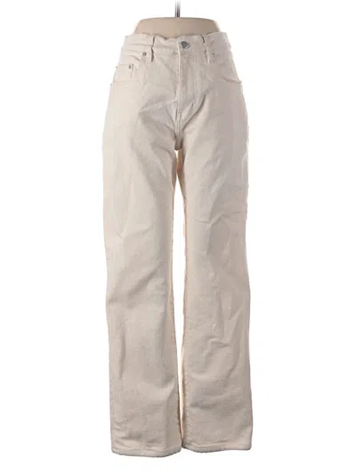 Pre-owned Proenza Schouler Jeans In Ivory