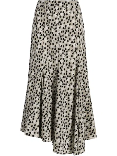 Proenza Schouler Joelle Midi Skirt In White