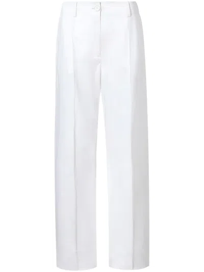 Proenza Schouler Joey Straight-leg Trousers In Grey