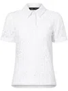 Proenza Schouler Kennedy Polo Top In White