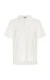 Proenza Schouler Kennedy Sheer Stretch-lace Top In Off-white