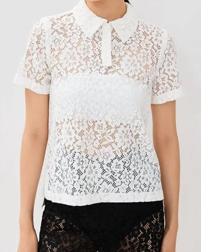Proenza Schouler Kennedy Top In Off White