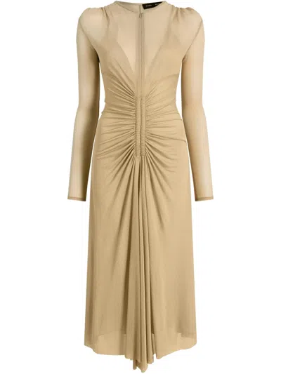 Proenza Schouler Kerstin Midi Dress In Neutrals