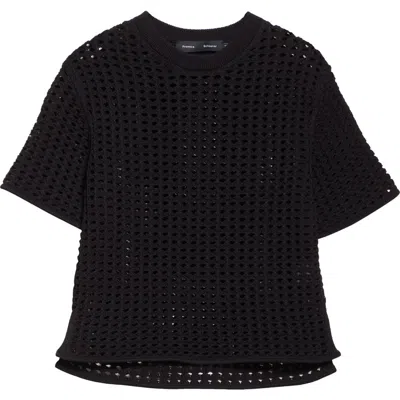 Proenza Schouler Kimia Open Crochet Sweater